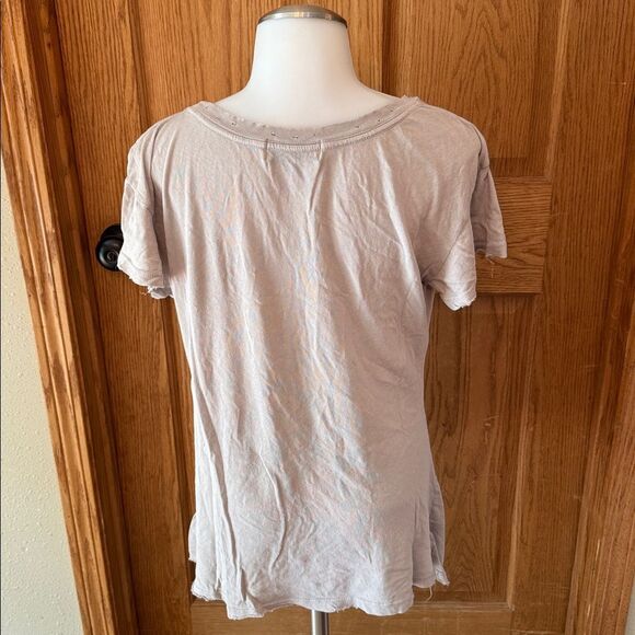 WILDFOX Early 2010s OG Wildfox Era Black Tie Tuxedo Hippie Crew Distressed Tee - Picture 7 of 12